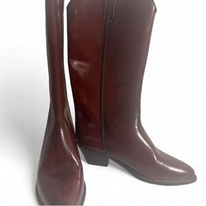 Vero Cuoio Rich Brown Heeled Boots